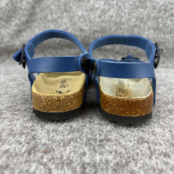 ✅Girls C11/EU29 Birkenstock Kids Rio Blue Birko-Flor Sandals *DISCOLORED SOLE - Picture 6 of 14